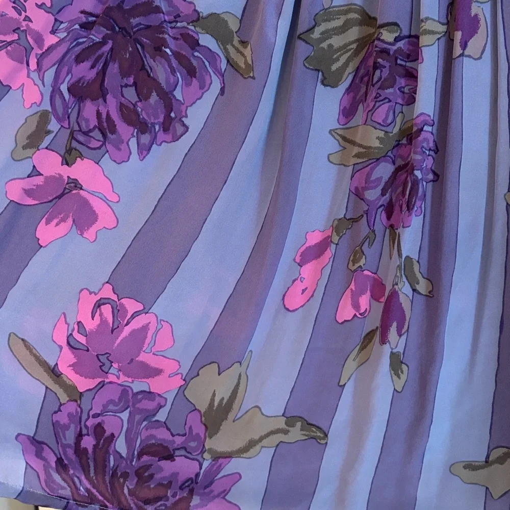 Carole Little flowing purple